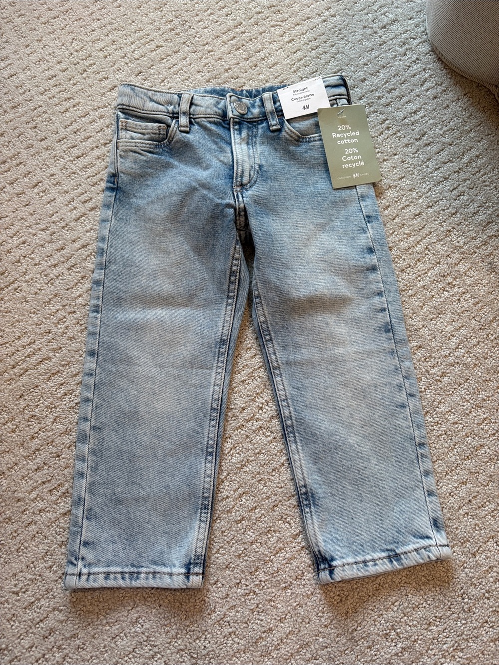 H&M Light Blue Straight Jeans